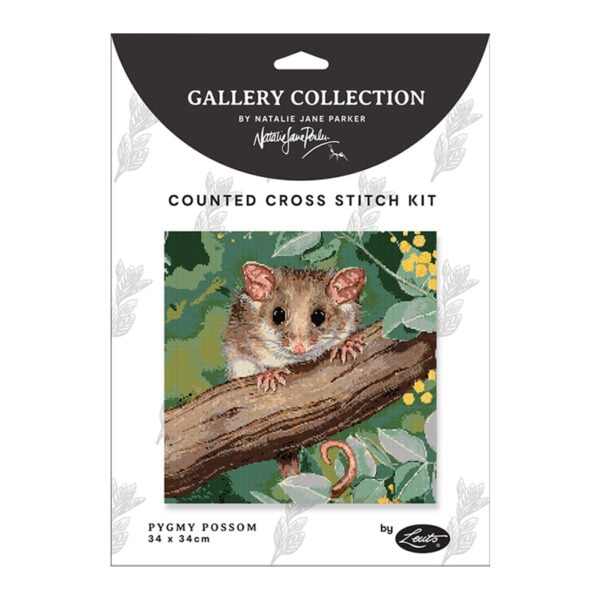 Leuts Gallery Collection - Natalie Jane Parker Counted Cross Stitch Kit - Pigmy Possum