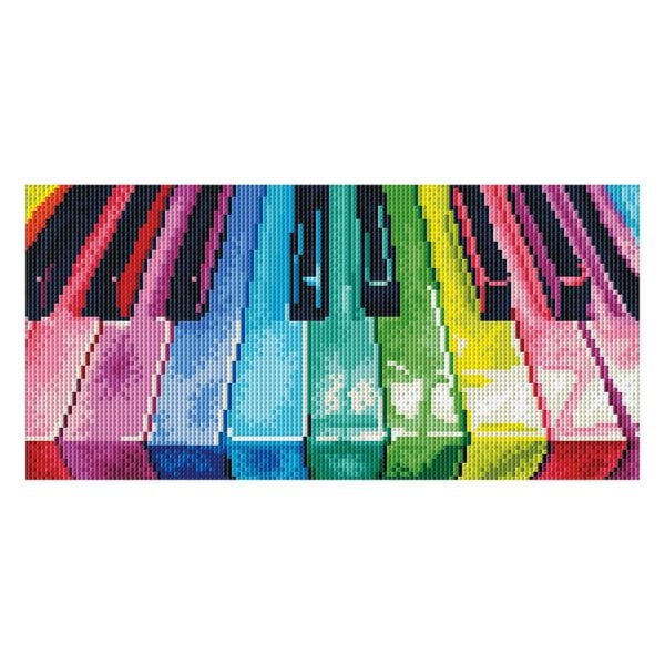 Diamond Dotz - Dotz Decor - Rainbow Keyboard - 20 x 40cm