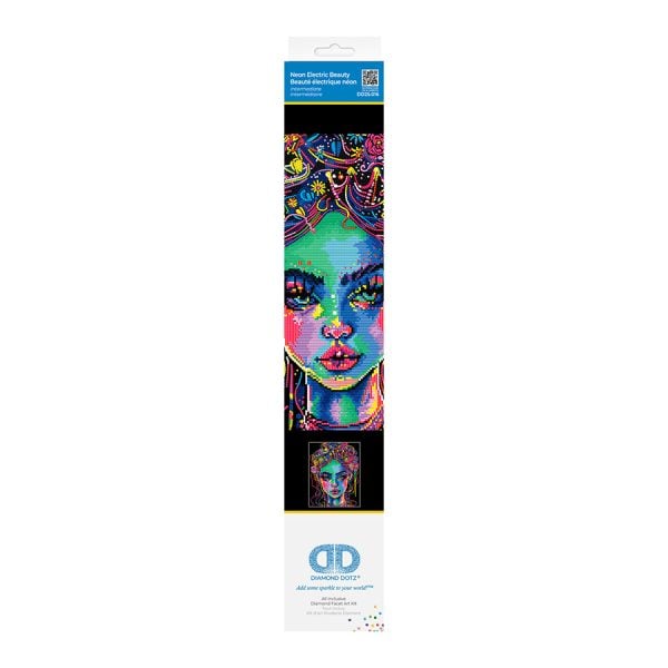 Diamond Dotz - Neon Electric Beauty - 35.5cm x 45.7cm