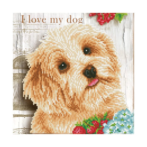 Diamond Dotz - I Love My Dog - 30.5cm x 30.5cm
