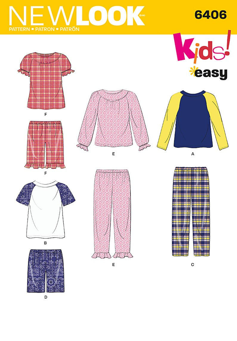 New Look Sewing Pattern 6406 N6406 Children's Separates - You’ve Got Me In Stitches