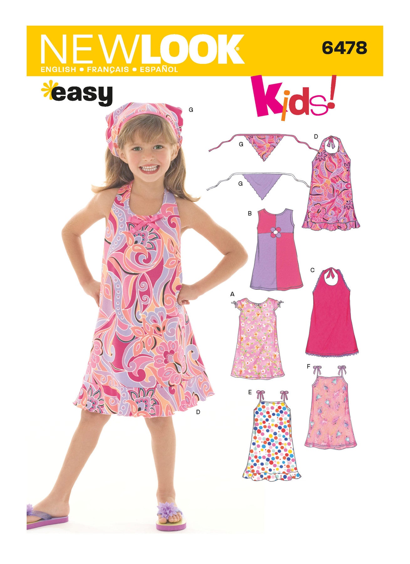 New Look Sewing Pattern 6478 N6478 Child's Dresses - You’ve Got Me In Stitches