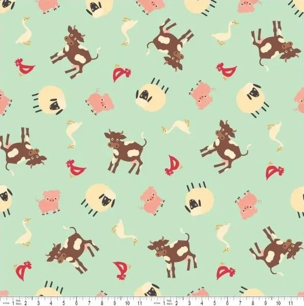 Riley Blake designs - Farm Fresh - F9000 100% cotton flannel - Rare - You’ve Got Me In Stitches