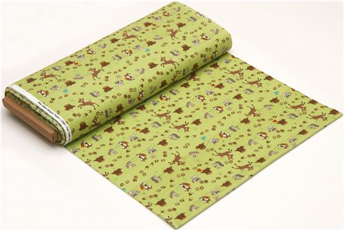 Riley Blake designs - Fox Trails - F2681 - Woodland animals - 100% cotton flannel fabric - You’ve Got Me In Stitches