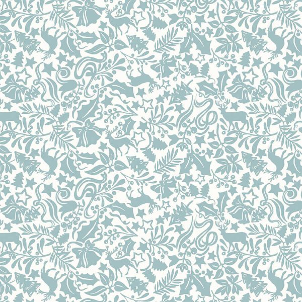 Liberty Fabrics - A Woodland Christmas Collection - 110cm wide x 1m - Enchanted Forest 6019C