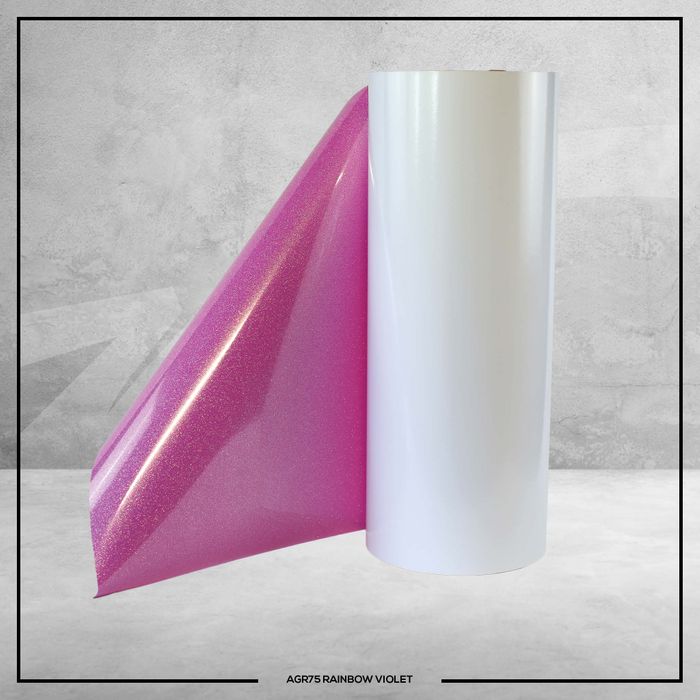 Glitterflex Ultra Rainbow - Pastel Glitter HTV - Heat Transfer Vinyl - 25cm x 1 Metre sheets