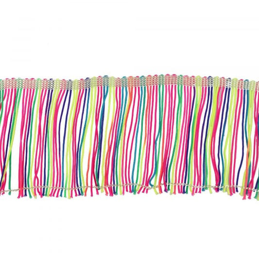 Birch - Rainbow Trim Fringe - 45mm wide x 1m