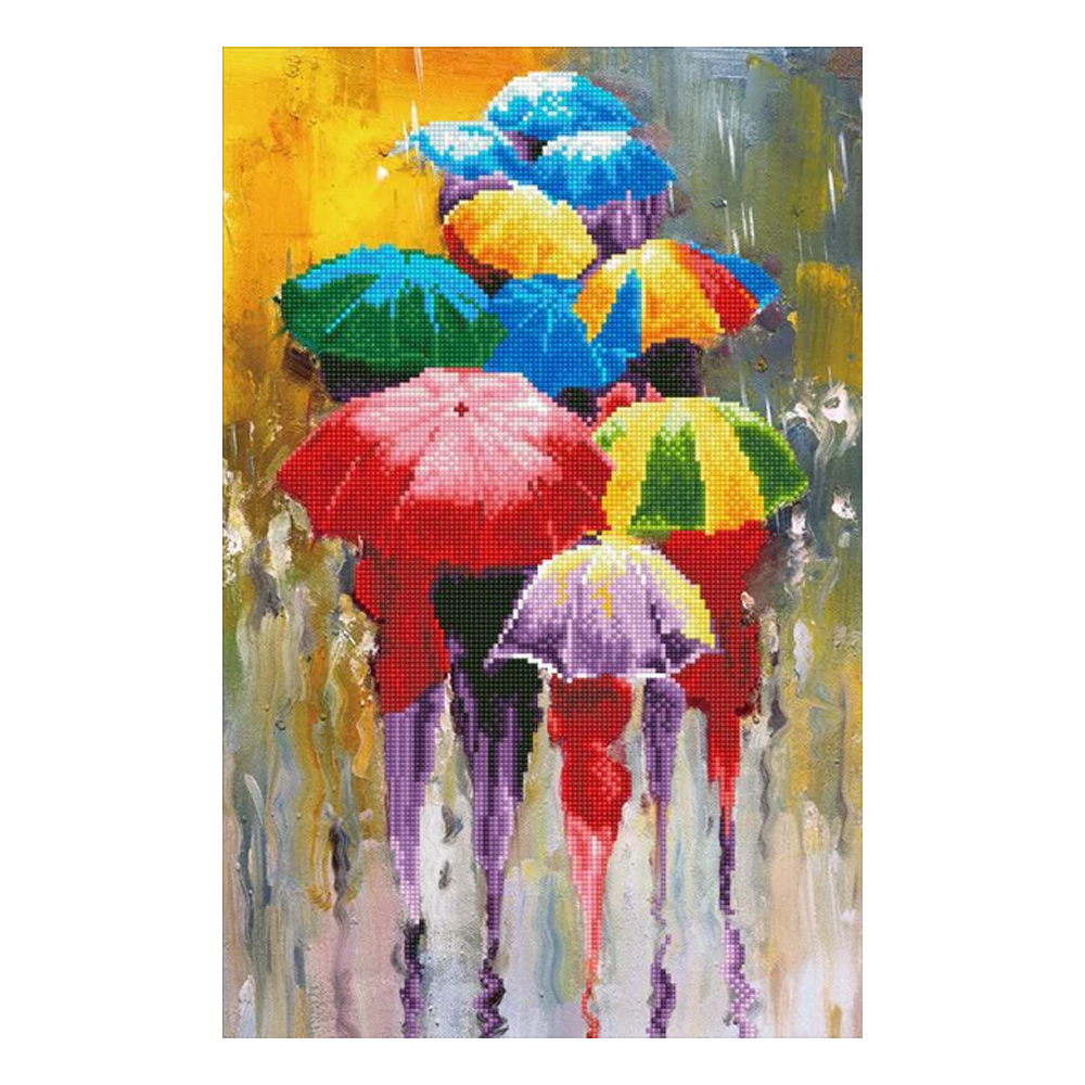 Diamond Dotz - Rainy Day - 37 x 57cm - You’ve Got Me In Stitches