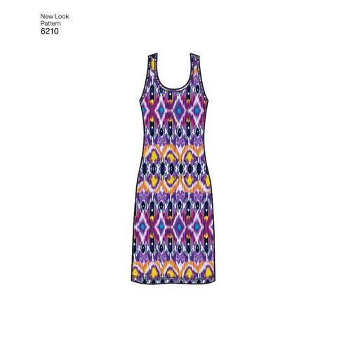 New Look Sewing Pattern 6210 N6210 Misses' Knit Dress in Two Lengths - You’ve Got Me In Stitches