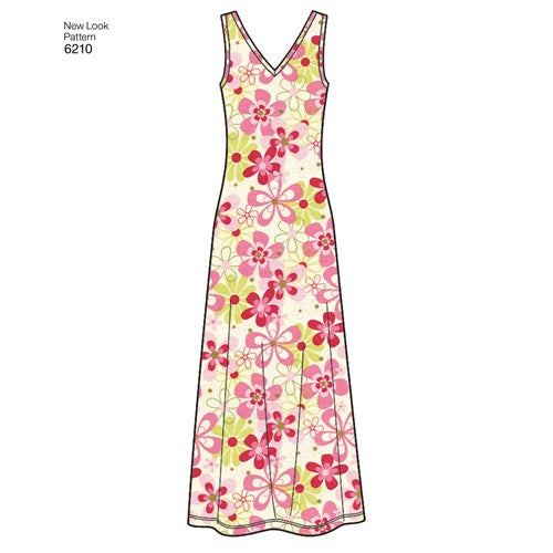 New Look Sewing Pattern 6210 N6210 Misses' Knit Dress in Two Lengths - You’ve Got Me In Stitches