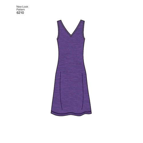New Look Sewing Pattern 6210 N6210 Misses' Knit Dress in Two Lengths - You’ve Got Me In Stitches