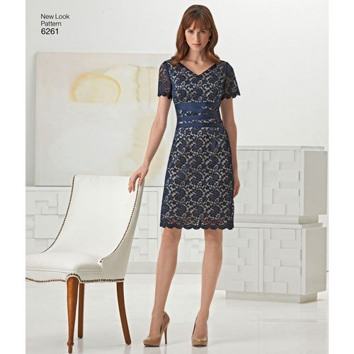 New Look Sewing Pattern 6261 N6261 Misses' Dress with Neckline Variations - You’ve Got Me In Stitches