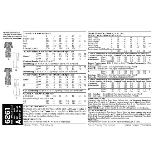 New Look Sewing Pattern 6261 N6261 Misses' Dress with Neckline Variations - You’ve Got Me In Stitches