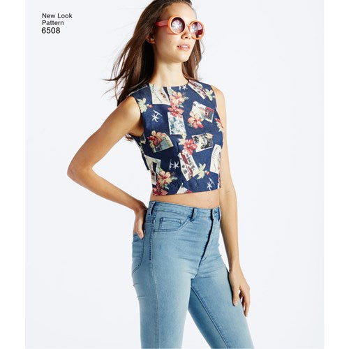 New Look Sewing Pattern 6508 N6508 Misses' Dress with Open or Closed Back Variations - You’ve Got Me In Stitches