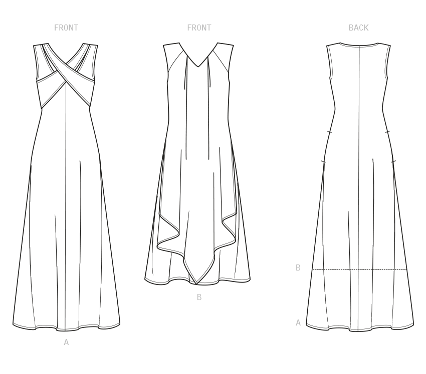 New Look Sewing Pattern N6717 Misses' Knit Dresses - You’ve Got Me In Stitches