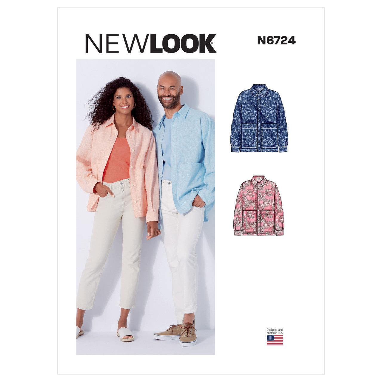 New Look Sewing Pattern N6724 Unisex Shirt - You’ve Got Me In Stitches