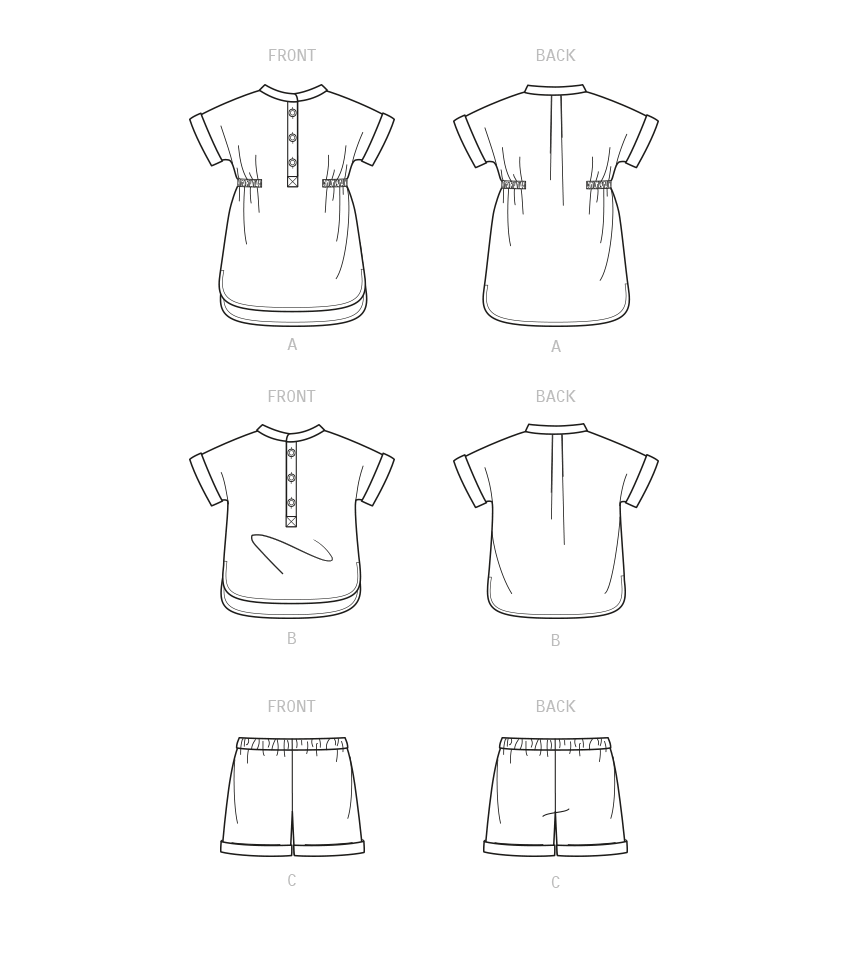 New Look Sewing Pattern N6725 Babies' Separates - You’ve Got Me In Stitches