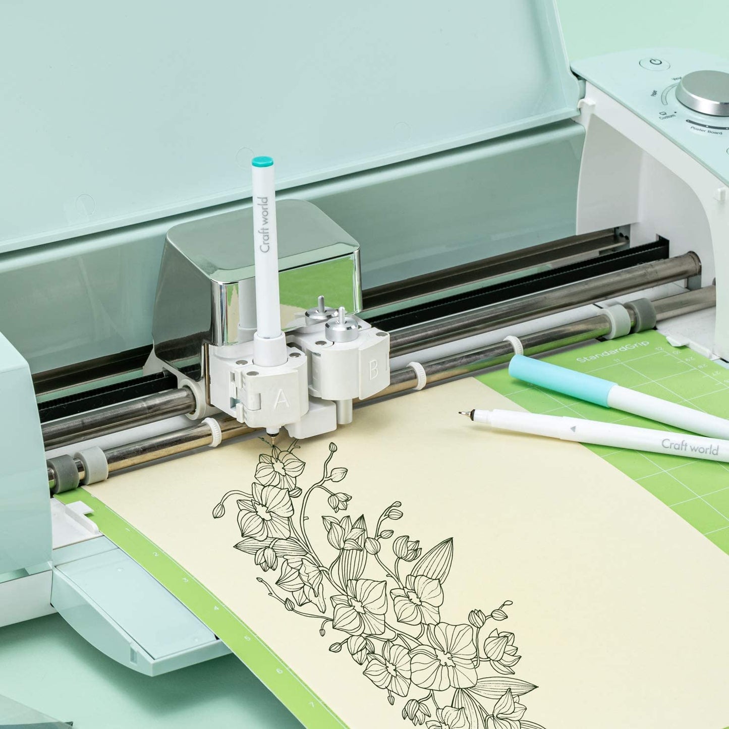 Nicapa - Craft World - Fine 0.4 tip - Black Pen - Suitable for use with Cricut holder A - You’ve Got Me In Stitches