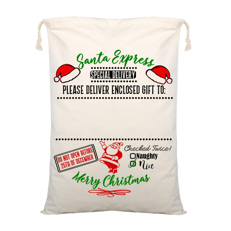 Santa Christmas Toy Sacks - You’ve Got Me In Stitches