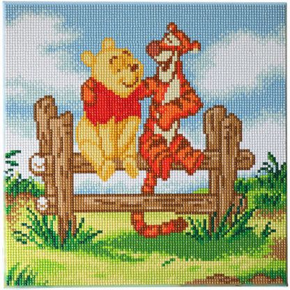 Craft Buddy - Crystal Art Kit - Disney - Winnie The Pooh - Pooh & Tigger - 30cm x 30cm