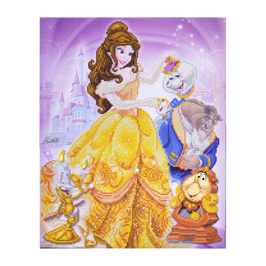 Craft Buddy - Crystal Art Kit - Disney - Beauty and the Beast Medley - 40cm x 50xcm