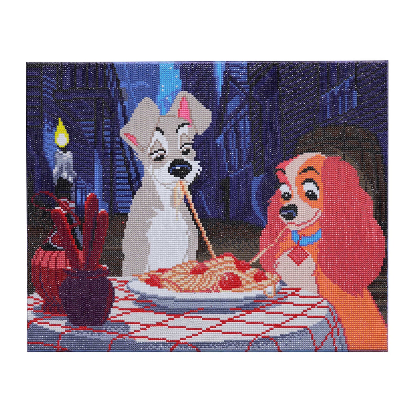 Craft Buddy - Crystal Art Kit - Disney - Lady and the Tramp - 50cm x 40cm