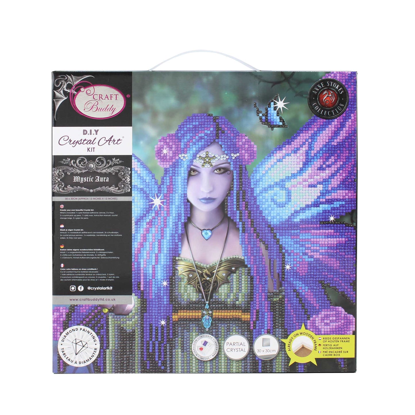 Craft Buddy - Crystal Art Picture - 30cm x 30cm - Mystic Aura (Anne Stokes)