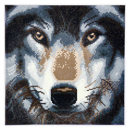 Craft Buddy - Crystal Art Picture - 30cm x 30cm - Wolf