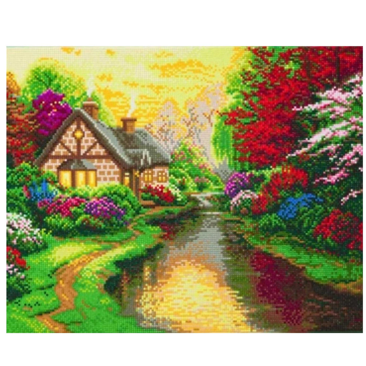 Craft Buddy - Crystal Art Picture - 40cm x 50cm - Quiet Evening