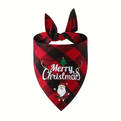 Christmas Pet Dog Bandana - 2 pack