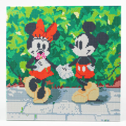 Craft Buddy - Crystal Art Kit - Disney Mickey and Friends - Minnie & Mickey - 30cm x 30xcm