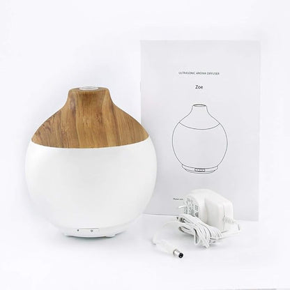 Naeo Zoe Ultrasonic Aroma Diffuser - Ceramic and Wood