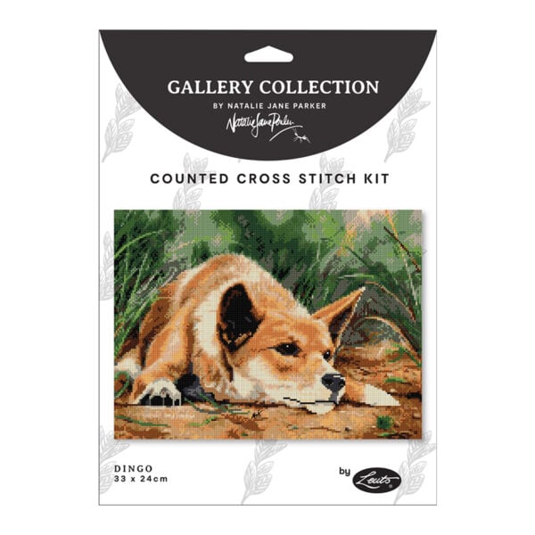 Leuts Gallery Collection - Natalie Jane Parker Counted Cross Stitch Kit - Dingo