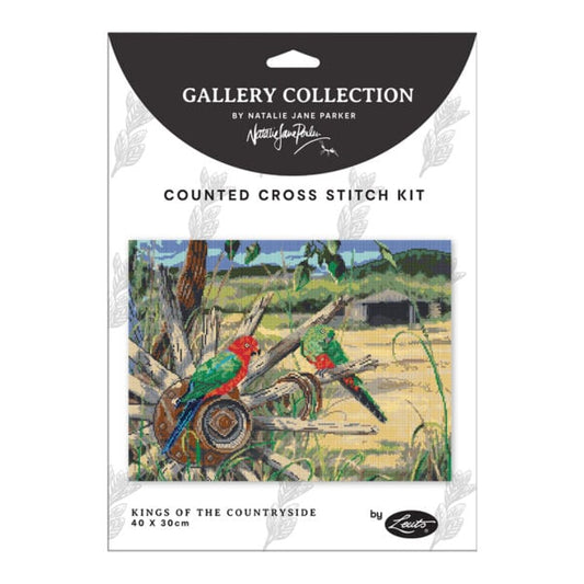 Leuts Gallery Collection - Natalie Jane Parker Counted Cross Stitch Kit - Kings of the Countryside