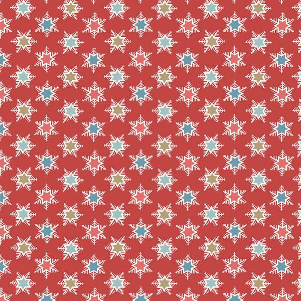 Liberty Fabrics - A Woodland Christmas Collection - 110cm wide x 1m - Forest Star 6020A