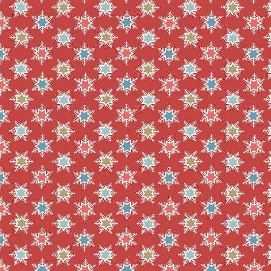 Liberty Fabrics - A Woodland Christmas Collection - 110cm wide x 1m - Forest Star 6020A