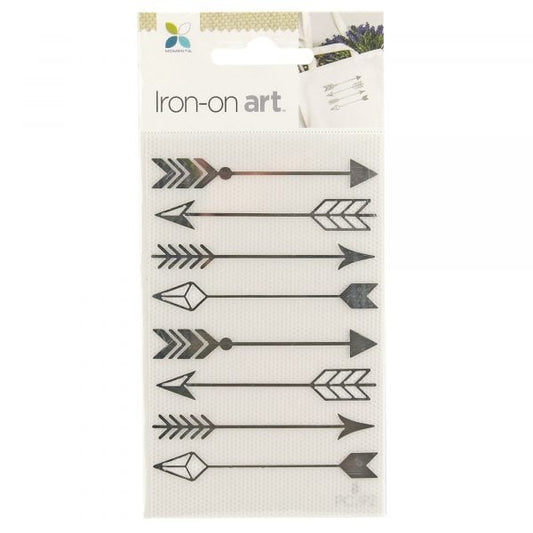 Momenta - Iron-On art - Silver Foil Arrows