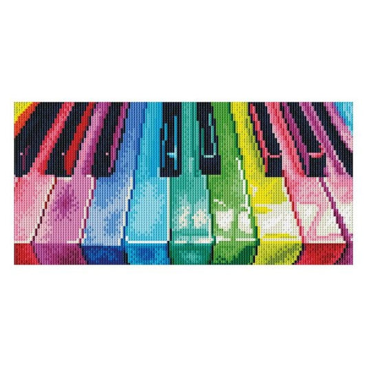Diamond Dotz - Dotz Decor - Rainbow Keyboard - 20 x 40cm