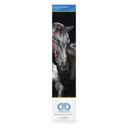 DAMAGED BOX - Diamond Dotz - Midnight Stallion - 42 x 53cm