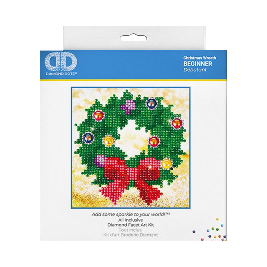 Diamond Dotz - Christmas Wreath - 13cm x 13cm