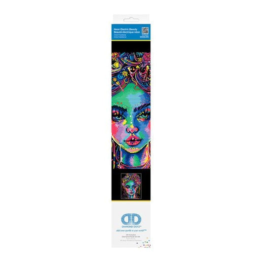 Diamond Dotz - Neon Electric Beauty - 35.5cm x 45.7cm