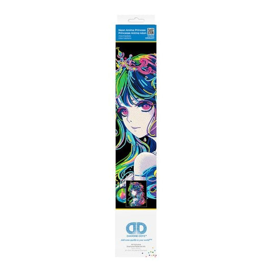 Diamond Dotz - Neon Anime Princess - 35.5cm x 45.7cm