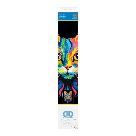 Diamond Dotz - Neon Cat - 35.5cm x 45.7cm
