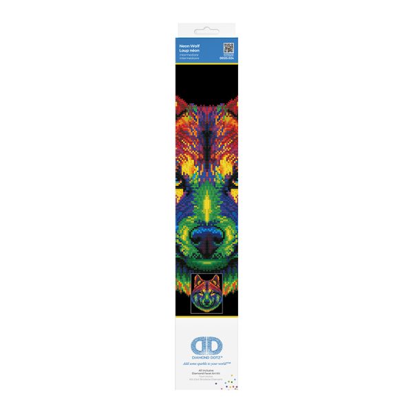 Diamond Dotz - Neon Wolf  - 35.5cm x 45.7cm