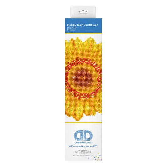 DAMAGED BOX - Diamond Dotz - Happy Day Sunflower - 20 x 20cm