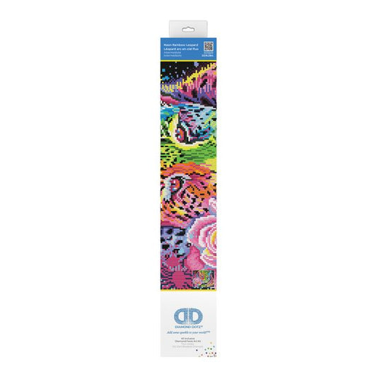 Diamond Dotz - Neon Rainbow Leopard - 35.5cm x 45.7cm