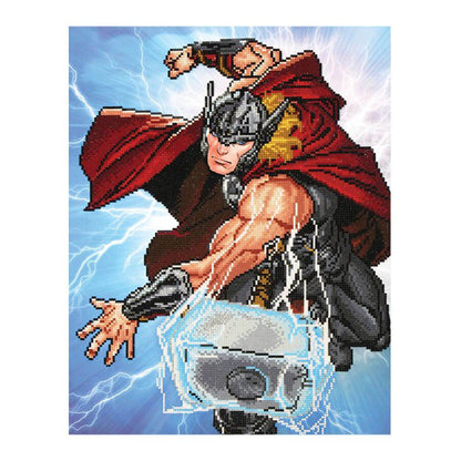 Diamond Dotz - Marvel Avengers - Thor Strikes - 42 x 53cm