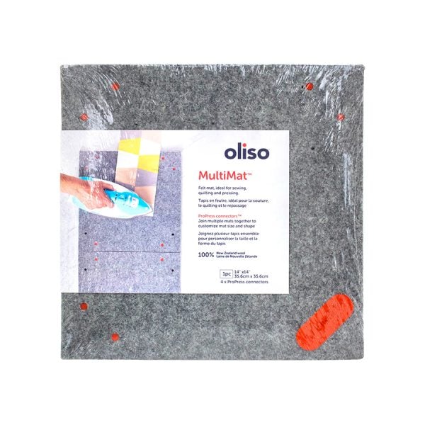 Oliso MultiMat - Iron Felt Pressing Mat - 14" x 14"