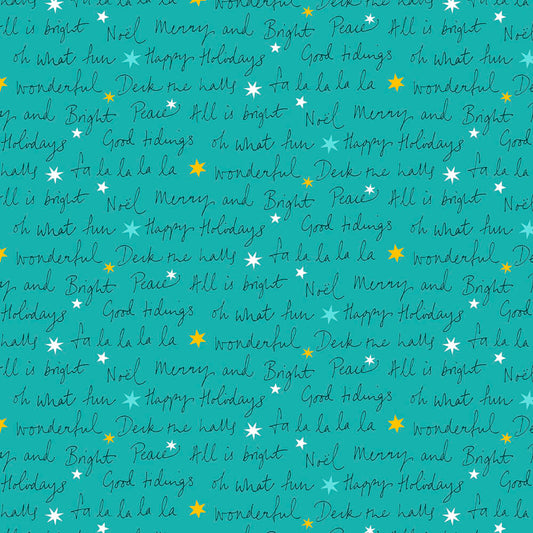 Liberty Fabrics - Deck The Halls Collection - 110cm wide x 1m - Well Wishes 6883A