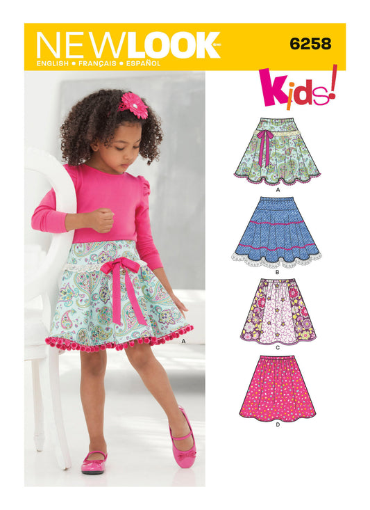 New Look Pattern 6258 Child's & Girls' Circle Skirts - You’ve Got Me In Stitches